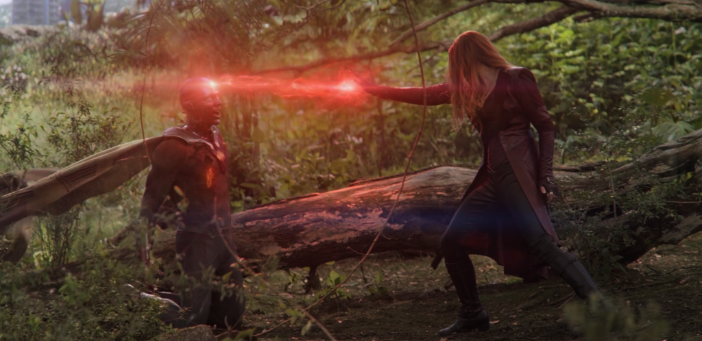 Vision et Wanda (La Sorcière Rouge) - Avengers : Infinity War (2018)